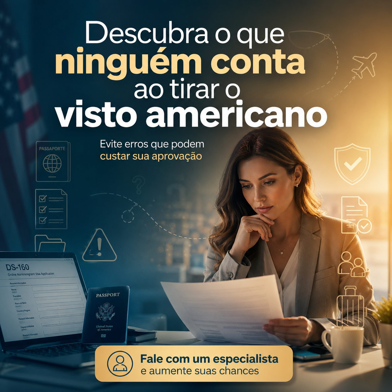 Descubra o que ninguém conta ao tirar o visto americano