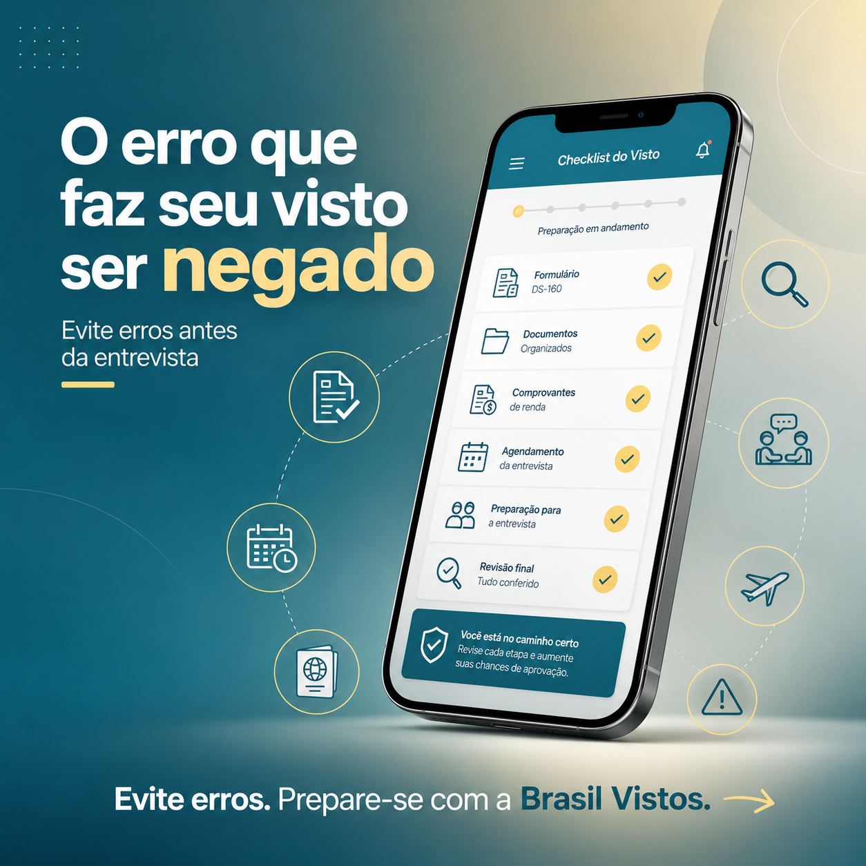 O erro que faz seu visto ser negado