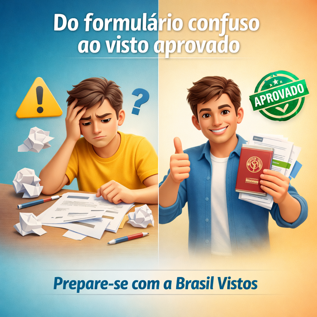 Do formulário confuso ao visto aprovado